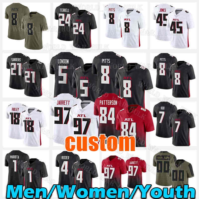 8 Kyle Pitts Jersey 5 Drake London Cordarrelle Patterson Atlantas Falcon Marcus Mariota Desmond Ridder Deion Sanders A.J. Terrell Jr Younghoe Koo DeAngelo Malone Vick, Custom youth(lie y)
8 Kyle Pitts Jersey 5 Drake London Cordarrelle Patterson Atlantas Falcon Marcus Mariota Desmond Ridder Deion Sanders A.J. Terrell Jr Younghoe Koo DeAngelo Malone Vick, Custom youth(lie y)