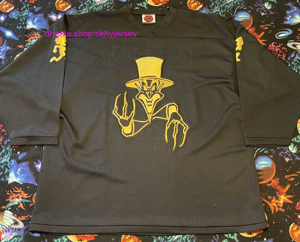 New Jerseys Stitched Rare Cheap Retro ICP Insane Clown Posse Ringmaster Hockey Jersey Mens Kids Throwback Jerseys, Same as picture
New Jerseys Stitched Rare Cheap Retro ICP Insane Clown Posse Ringmaster Hockey Jersey Mens Kids Throwback Jerseys, Same as picture