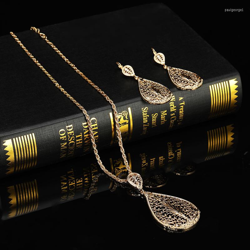 Necklace Earrings Set Retro Water Droplets Dangle And Jewelry Luxury Sets, Picture shown
Necklace Earrings Set Retro Water Droplets Dangle And Jewelry Luxury Sets, Picture shown