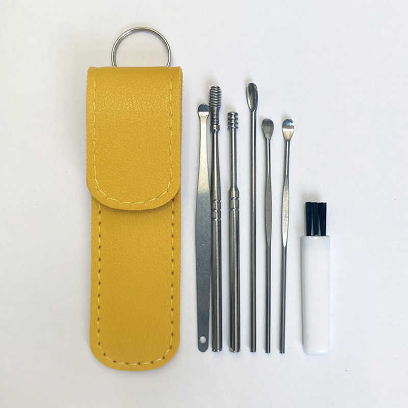 6Pcs/set Ear Care Supply Wax Pickers Stainless Steel Earpick Remover Curette Pick Cleaner Ears Spoon Care Clean Tool VTMTB1752
6Pcs/set Ear Care Supply Wax Pickers Stainless Steel Earpick Remover Curette Pick Cleaner Ears Spoon Care Clean Tool VTMTB1752