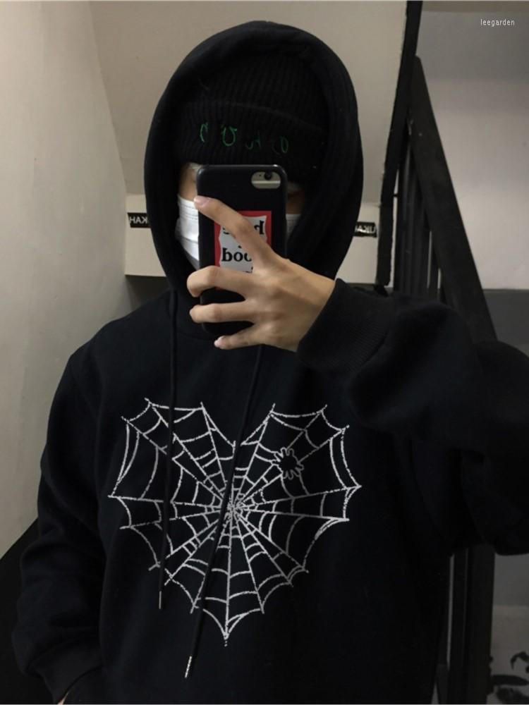 Men's Hoodies Gothic Web Punk Oversize Winter Hip Hop Vintage Tops Y2k Clothing Hooded Grunge Sweatshirt Plus Velvet Casual, Black
Men's Hoodies Gothic Web Punk Oversize Winter Hip Hop Vintage Tops Y2k Clothing Hooded Grunge Sweatshirt Plus Velvet Casual, Black