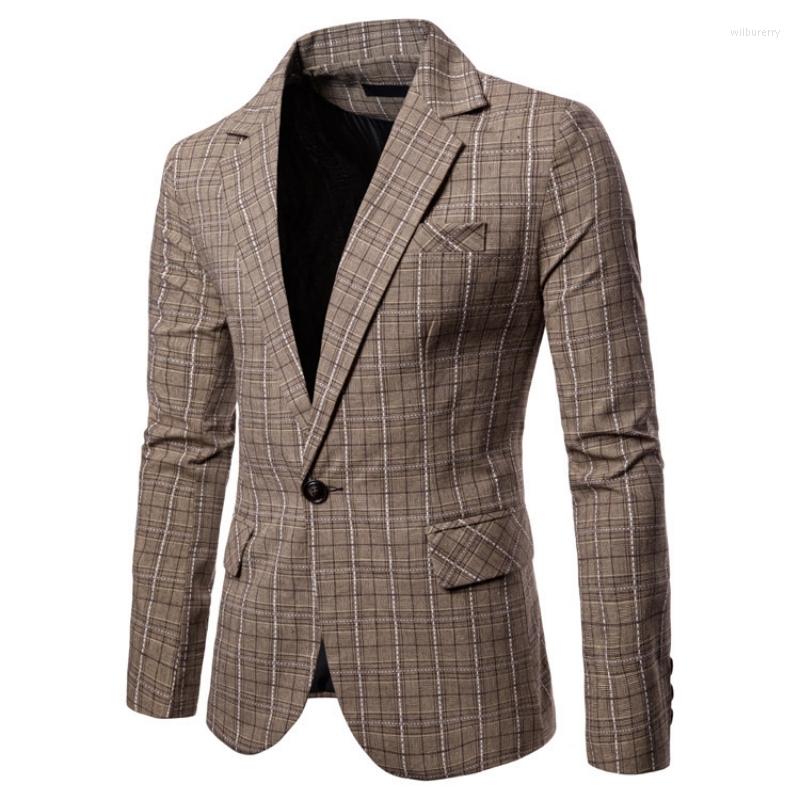Men's Suits European Code Men Autumn And Winter Leisure Plaid Suit Jacket Slim Large Size, Khaki
Men's Suits European Code Men Autumn And Winter Leisure Plaid Suit Jacket Slim Large Size, Khaki