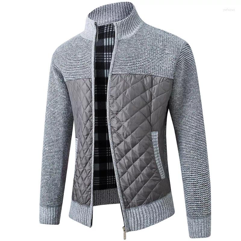 Men's Jackets Autumn Winter Men's Slim Fit Stand Collar Zipper Men Solid Cotton Thick Warm Sweater, Dark grey
Men's Jackets Autumn Winter Men's Slim Fit Stand Collar Zipper Men Solid Cotton Thick Warm Sweater, Dark grey