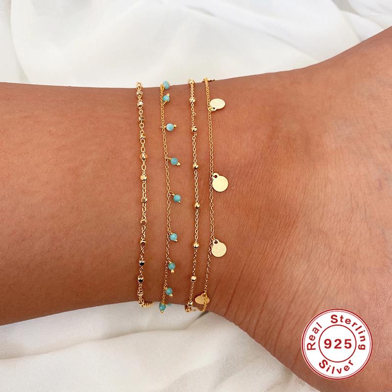 Anklets CANNER 1PCS Retro Round Bead Infinity 925 Silver Anklet Bohemia Foot Beach Women Fashion Barefoot Chain Jewelry Gift
Anklets CANNER 1PCS Retro Round Bead Infinity 925 Silver Anklet Bohemia Foot Beach Women Fashion Barefoot Chain Jewelry Gift