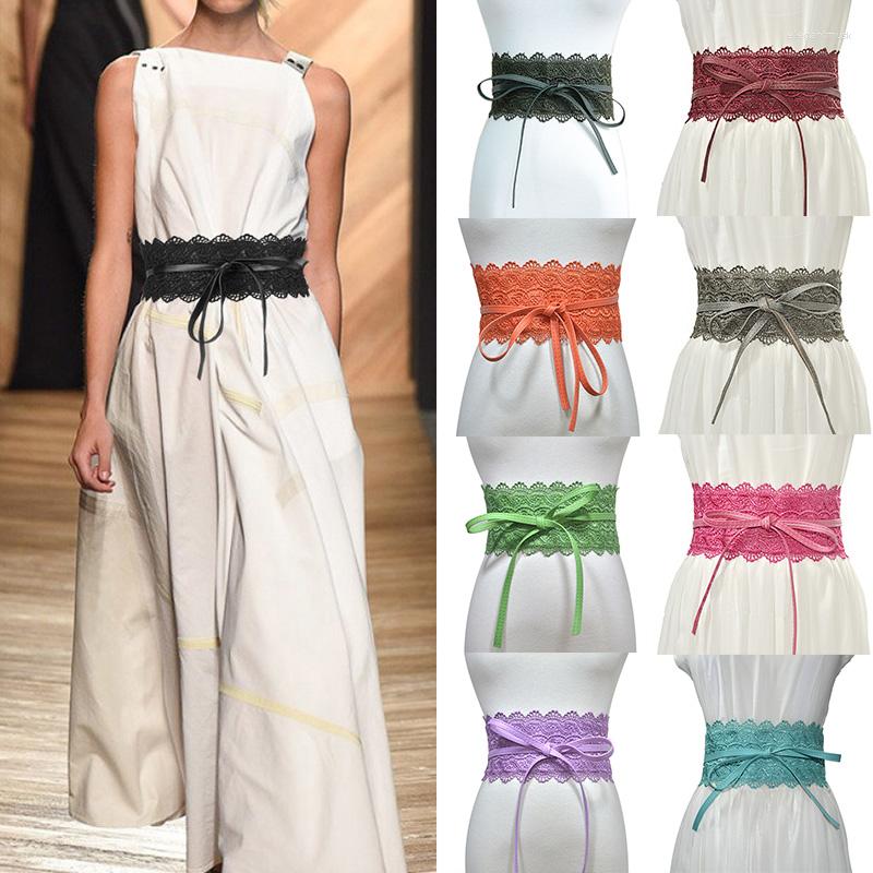 Belts Tie-up Female Dress Waistbands Women Bow Lace Belt Wide Corset Self Tie Waist Boho Sash Decorative Fashion, Green
Belts Tie-up Female Dress Waistbands Women Bow Lace Belt Wide Corset Self Tie Waist Boho Sash Decorative Fashion, Green