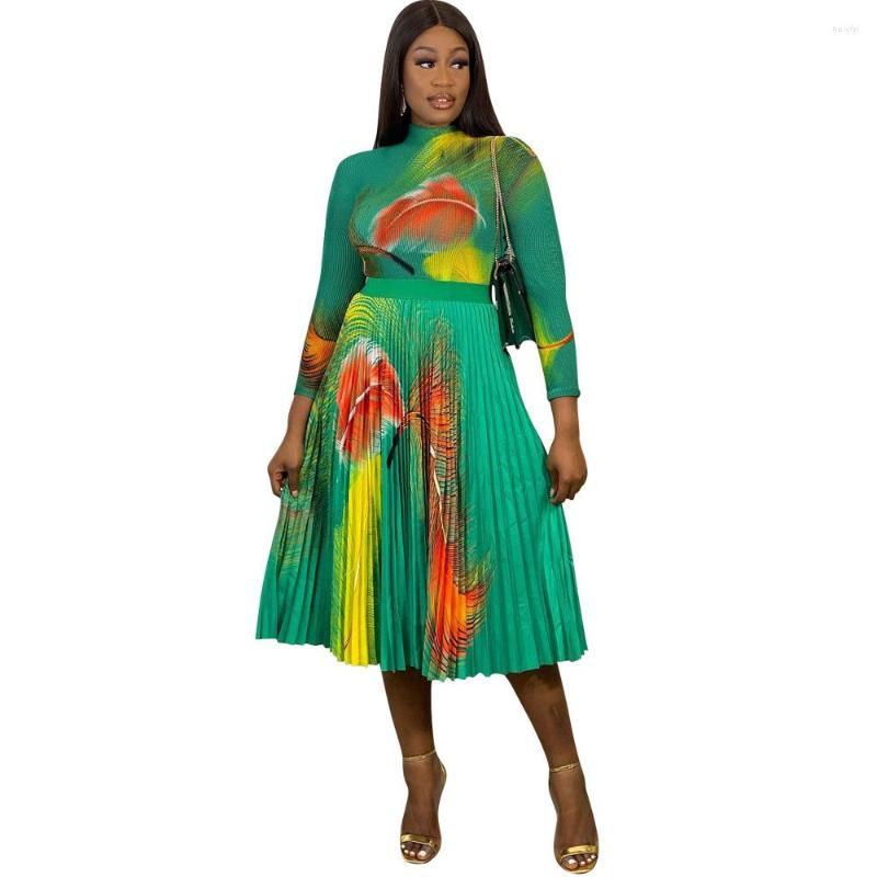 Ethnic Clothing 2 Piece Skirt Sets African Clothes For Women Fashion Style Spring Autumn Africa Lady Polyester Printing Top And Skirts
Ethnic Clothing 2 Piece Skirt Sets African Clothes For Women Fashion Style Spring Autumn Africa Lady Polyester Printing Top And Skirts