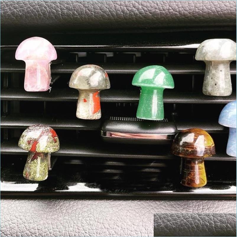Other Fashion Accessories Fashion Accessories Mini Mushroom Natural Crystal Stone Car Air Outlet Clip Healing Lucky Gem Interior Jewe Dhzqb
Other Fashion Accessories Fashion Accessories Mini Mushroom Natural Crystal Stone Car Air Outlet Clip Healing Lucky Gem Interior Jewe Dhzqb