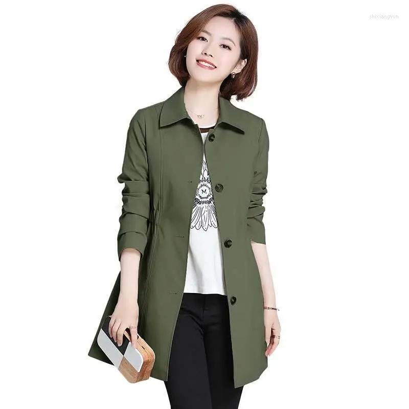 Women's Trench Coats Middle-Aged Female Windbreaker Coat Mid-Length 2022 Mother's Wear Spring Autumn Thin Women's Slim Fit 30-40, Khaki
Women's Trench Coats Middle-Aged Female Windbreaker Coat Mid-Length 2022 Mother's Wear Spring Autumn Thin Women's Slim Fit 30-40, Khaki