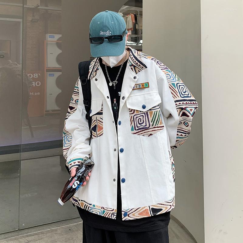 Men's Jackets YASUGUOJI Streetwear Flower Embroidery Patchwork Men Korean Fashion Varsity Vintage Windbreaker Harajuku Loose Jacket, Black
Men's Jackets YASUGUOJI Streetwear Flower Embroidery Patchwork Men Korean Fashion Varsity Vintage Windbreaker Harajuku Loose Jacket, Black