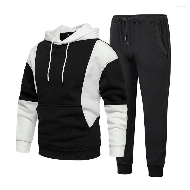 Men's Tracksuits Long Sleeve Jacket And Pants Two Piece Men's 2022 Fall/Winter Suits Casual Sportswear Sports Fashion Clothes, Black and white
Men's Tracksuits Long Sleeve Jacket And Pants Two Piece Men's 2022 Fall/Winter Suits Casual Sportswear Sports Fashion Clothes, Black and white