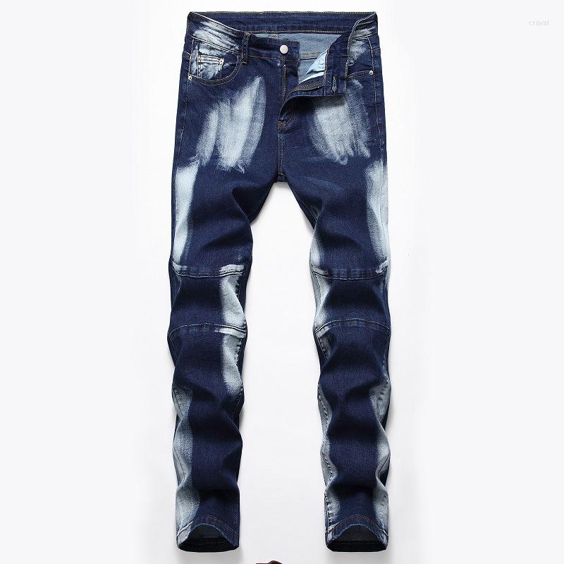 Men's Jeans High Quality European American Style Fashion Hole Spliced Straight Mens Pants Men's, Light blue 907
Men's Jeans High Quality European American Style Fashion Hole Spliced Straight Mens Pants Men's, Light blue 907