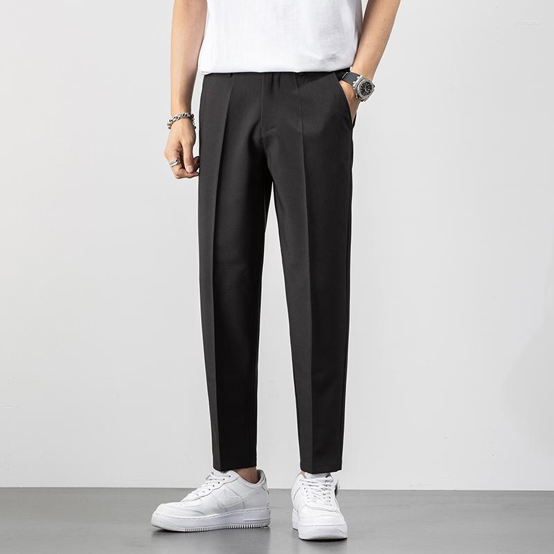 Men's Pants 2022 Brand Summer Ankle-Length Men Stretch Business Suit Classic Black Grey Korea Straigh Casual Formal Trousers Male
Men's Pants 2022 Brand Summer Ankle-Length Men Stretch Business Suit Classic Black Grey Korea Straigh Casual Formal Trousers Male