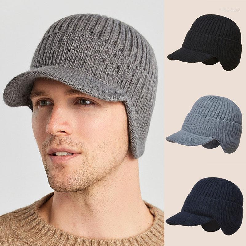 Berets Men With Earflaps Warm Knitted Peaked Cap Winter Soft Ear Protection Comfortable Daily Anti Cold Fashion Solid Outdoor Portable, Black
Berets Men With Earflaps Warm Knitted Peaked Cap Winter Soft Ear Protection Comfortable Daily Anti Cold Fashion Solid Outdoor Portable, Black