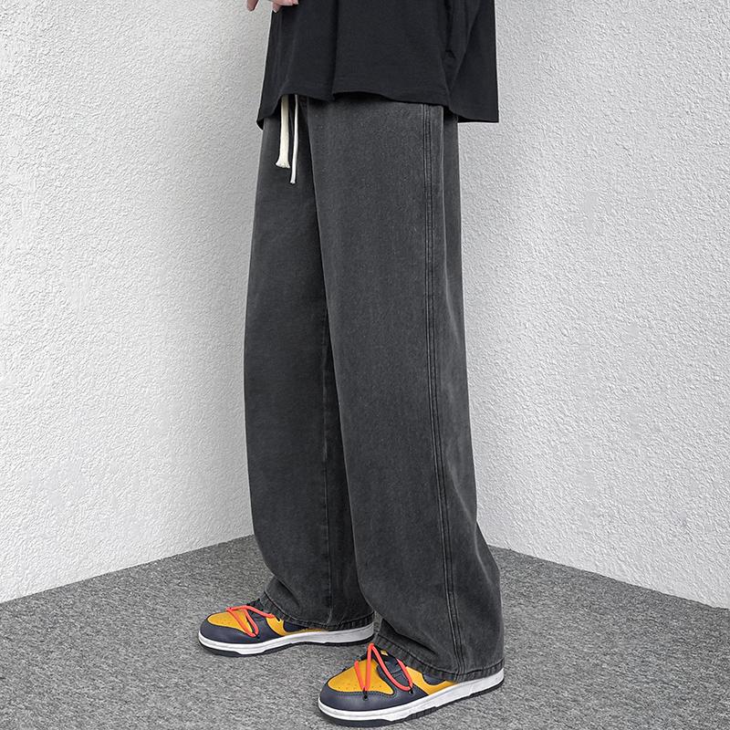 Men's Jeans Straight Baggy Men's Autumn Trendy Harajuku Oversized Style Elastic Waist Casual Wide-leg High Street Denim Trousers, Light blue
Men's Jeans Straight Baggy Men's Autumn Trendy Harajuku Oversized Style Elastic Waist Casual Wide-leg High Street Denim Trousers, Light blue