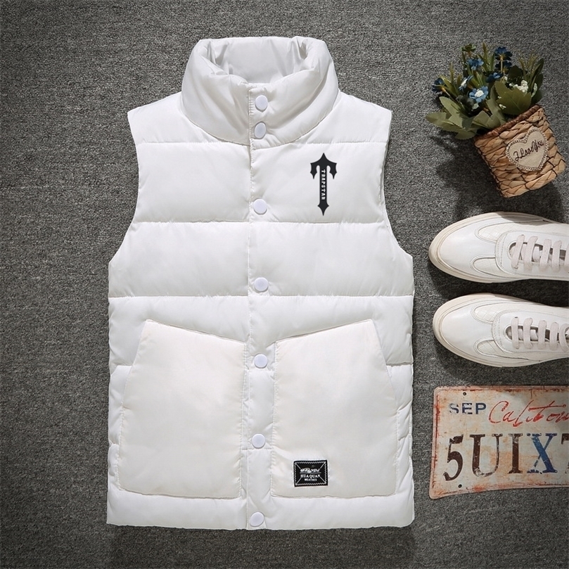 Men's Vests Spring Winter Trapstar London Print Custom Made Solid Color Men Down Jacket Vest Cardigan Warm Comfortable Man Clothes 221008
Men's Vests Spring Winter Trapstar London Print Custom Made Solid Color Men Down Jacket Vest Cardigan Warm Comfortable Man Clothes 221008