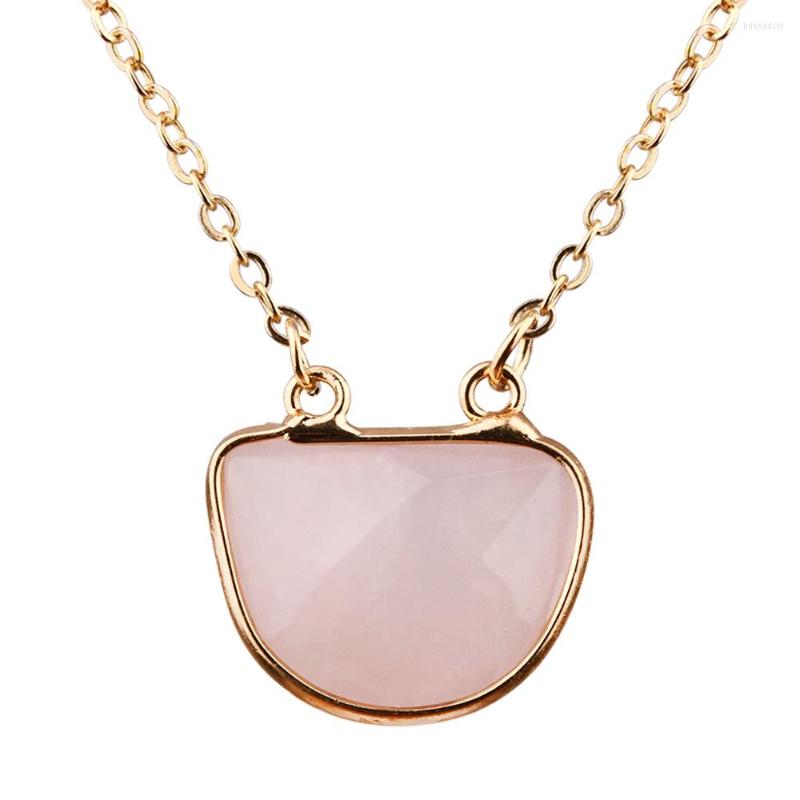 Chains Natural Stone Rose Quartz Necklace Banquet Party Ladies Clavicle Chain Pink Crystal Necklaces For Women Jewelry
Chains Natural Stone Rose Quartz Necklace Banquet Party Ladies Clavicle Chain Pink Crystal Necklaces For Women Jewelry