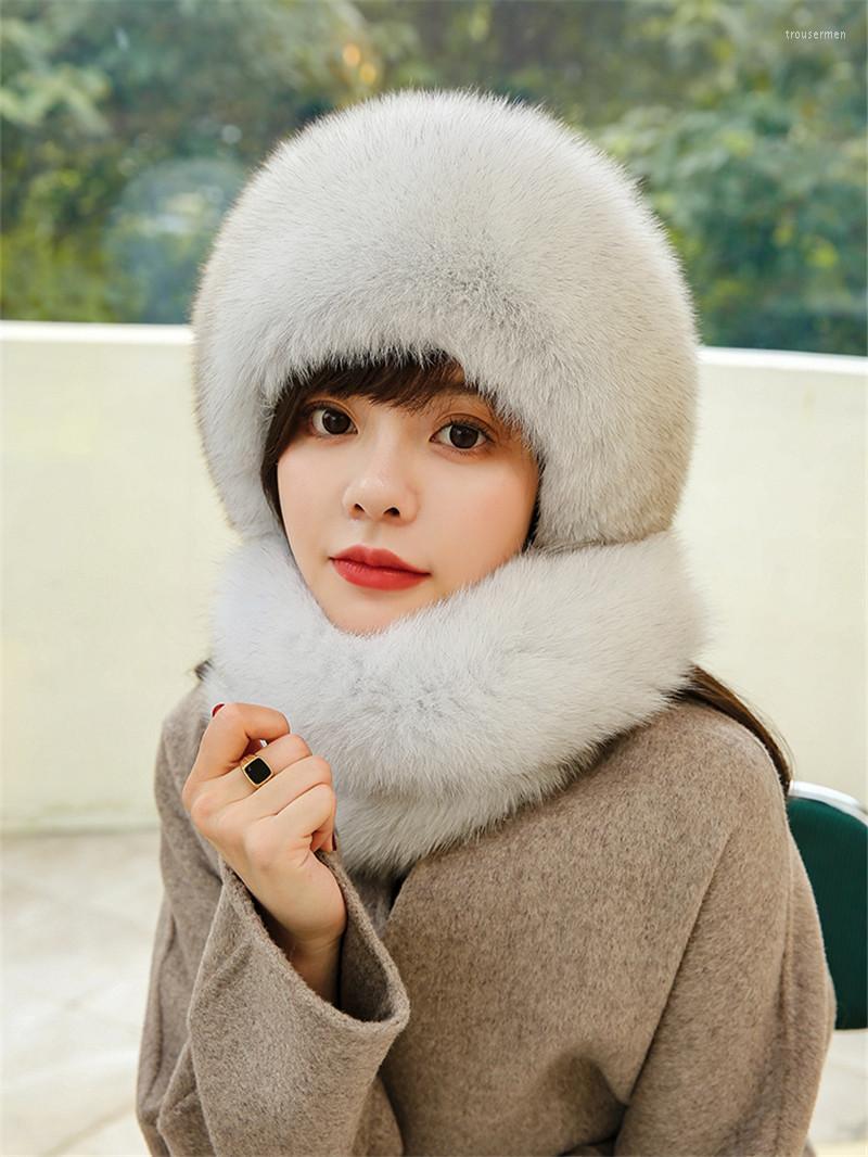 Berets Women Natural Fur Hat Scarf Winter Earmuffs Hats Thickened Warm Cap Extended Russian Fashion Real HatsBerets BeretsBerets, 02
Berets Women Natural Fur Hat Scarf Winter Earmuffs Hats Thickened Warm Cap Extended Russian Fashion Real HatsBerets BeretsBerets, 02