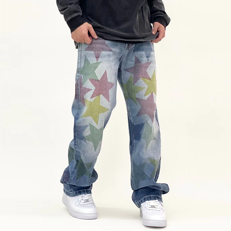 High Street Full Print Washed Jeans Pants Men's Straight Pocket Patchwork Baggy Casual Denim Trousers Oversize
High Street Full Print Washed Jeans Pants Men's Straight Pocket Patchwork Baggy Casual Denim Trousers Oversize