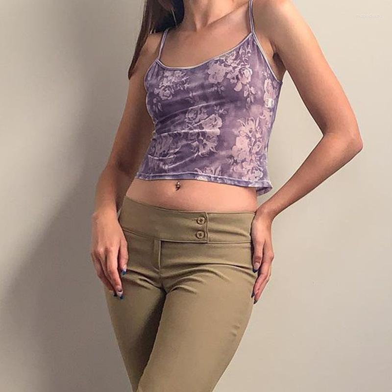 Women' Tanks Vintage 2000s Floral Pattern Purple Crop Tops Y2K Aesthetics Summer Spaghetti Straped Backless Mesh Cami Cute Sleeveless
Women' Tanks Vintage 2000s Floral Pattern Purple Crop Tops Y2K Aesthetics Summer Spaghetti Straped Backless Mesh Cami Cute Sleeveless