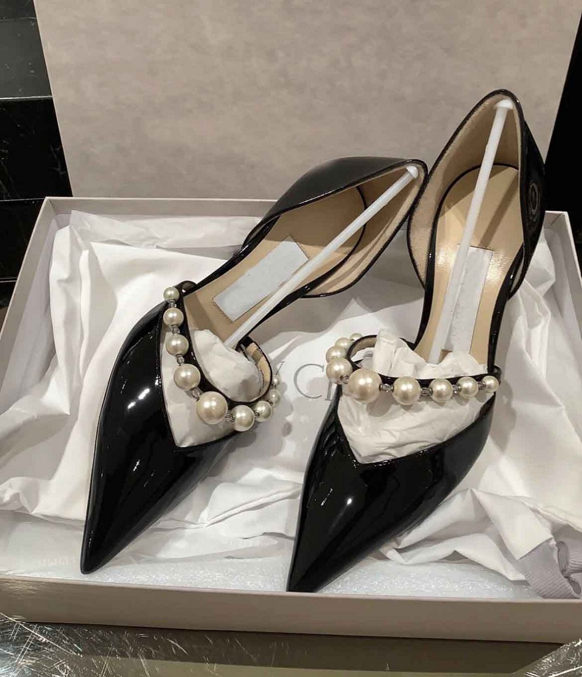 Bridal Wedding Dress Aurelie Sandals Shoes Lady Pearl-embellished Strap Slingback Summer Women Elegant Pointed Toe Pumps Walking With Box Eu35-43
Bridal Wedding Dress Aurelie Sandals Shoes Lady Pearl-embellished Strap Slingback Summer Women Elegant Pointed Toe Pumps Walking With Box Eu35-43
