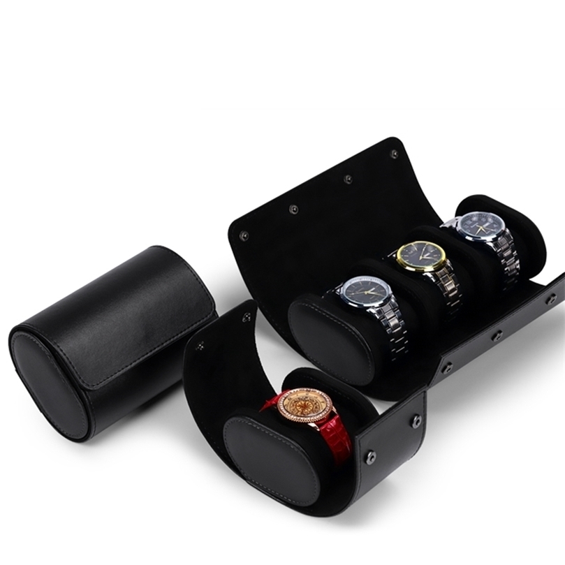 Watch Boxes Cases Luxury Leather Watch Roll Case Watches Box Organizer For Men Travel Watch Case Gift Box 221010
Watch Boxes Cases Luxury Leather Watch Roll Case Watches Box Organizer For Men Travel Watch Case Gift Box 221010