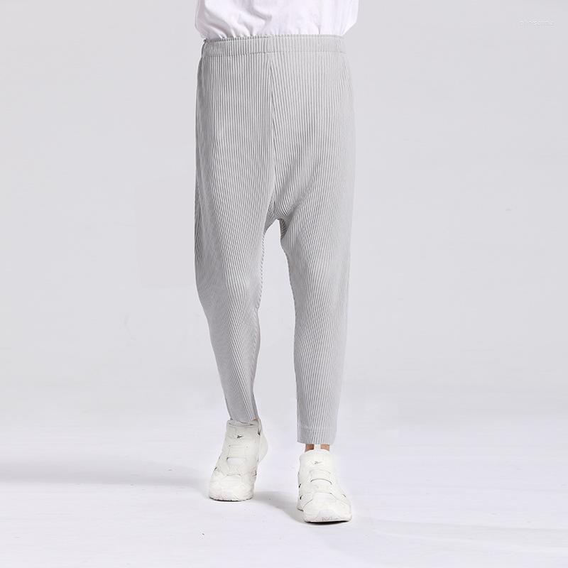 Men' Pants Mi Tempio Fold 2022 Spring Solid-color Rubber Band Waist Hip Crotch Little Foot Leisure High Street Men, Black
Men' Pants Mi Tempio Fold 2022 Spring Solid-color Rubber Band Waist Hip Crotch Little Foot Leisure High Street Men, Black