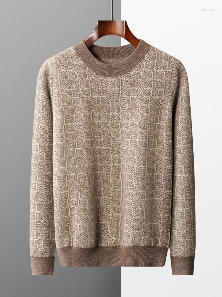Men' Sweaters LHZSYY Cashmere Knitted Man Winter Thicker Warm Soft Pullovers Male Woolen 4 Colors Jumpers Clothes Solid ColorTop, Beige
Men' Sweaters LHZSYY Cashmere Knitted Man Winter Thicker Warm Soft Pullovers Male Woolen 4 Colors Jumpers Clothes Solid ColorTop, Beige