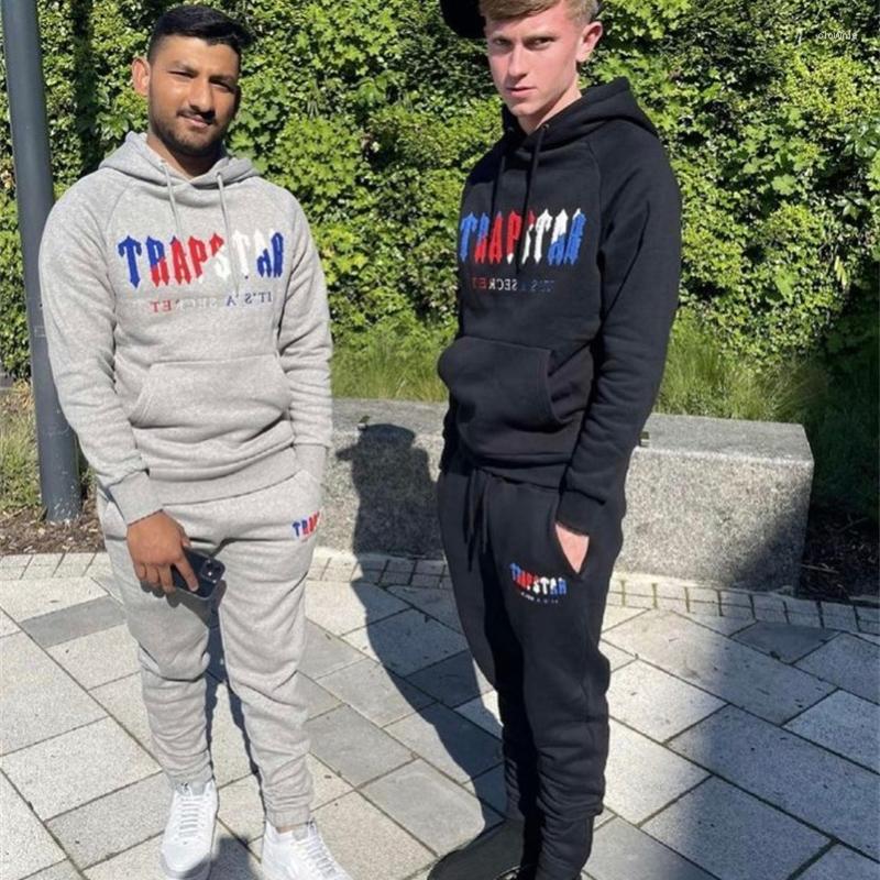 Men's Hoodies Trapstar Blue Red Towel Embroidery Loose Men's And Women's Casual Pants Setn
Men's Hoodies Trapstar Blue Red Towel Embroidery Loose Men's And Women's Casual Pants Setn