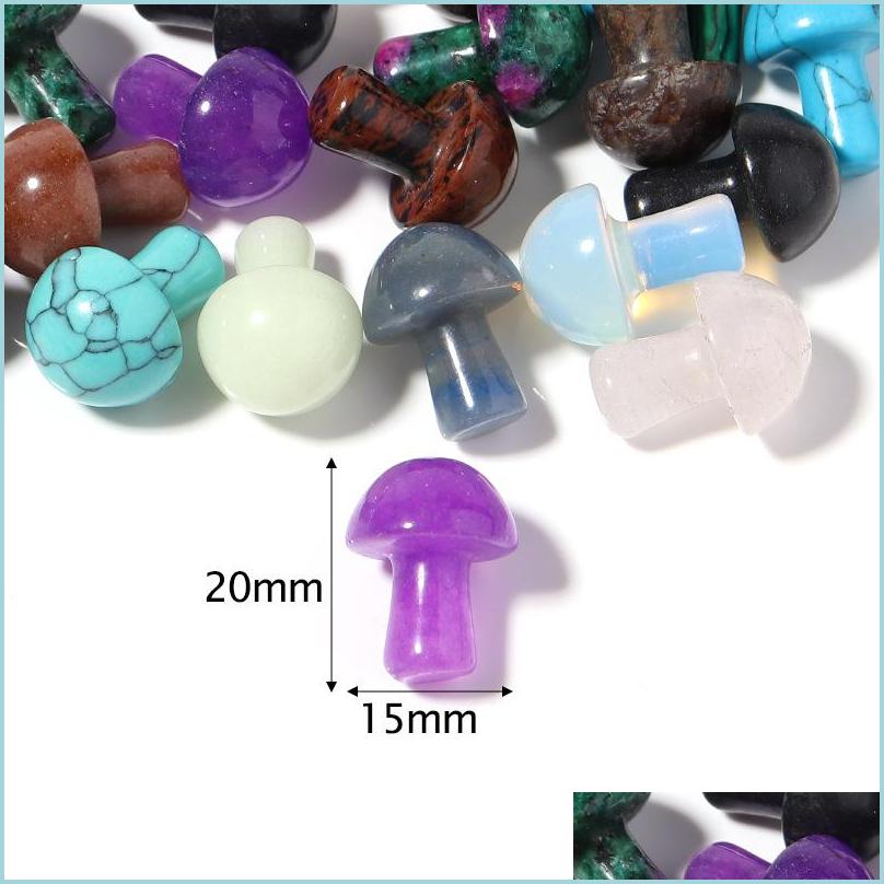 Stone 20X15Mm Mini Mushroom Plant Statue Natural Crystals Stone Carving Aquarium Home Decoration Crystal Polishing Gem Drop Delivery Dhst1
Stone 20X15Mm Mini Mushroom Plant Statue Natural Crystals Stone Carving Aquarium Home Decoration Crystal Polishing Gem Drop Delivery Dhst1
