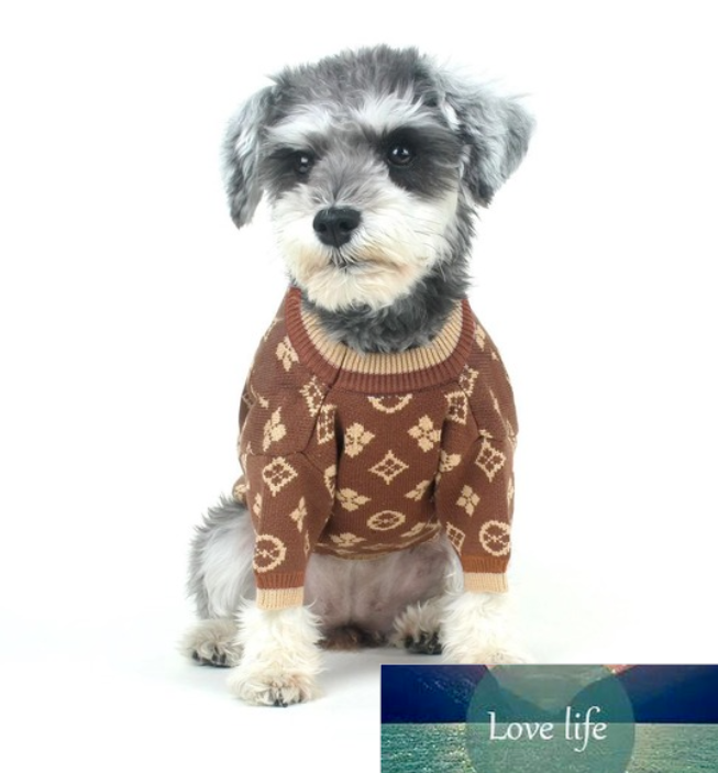 Classic Luxury Clothes Dachshund Dog Sweaters for Small Dogs High Elasticity Soft and Comfortable Designer Pet Sweater
