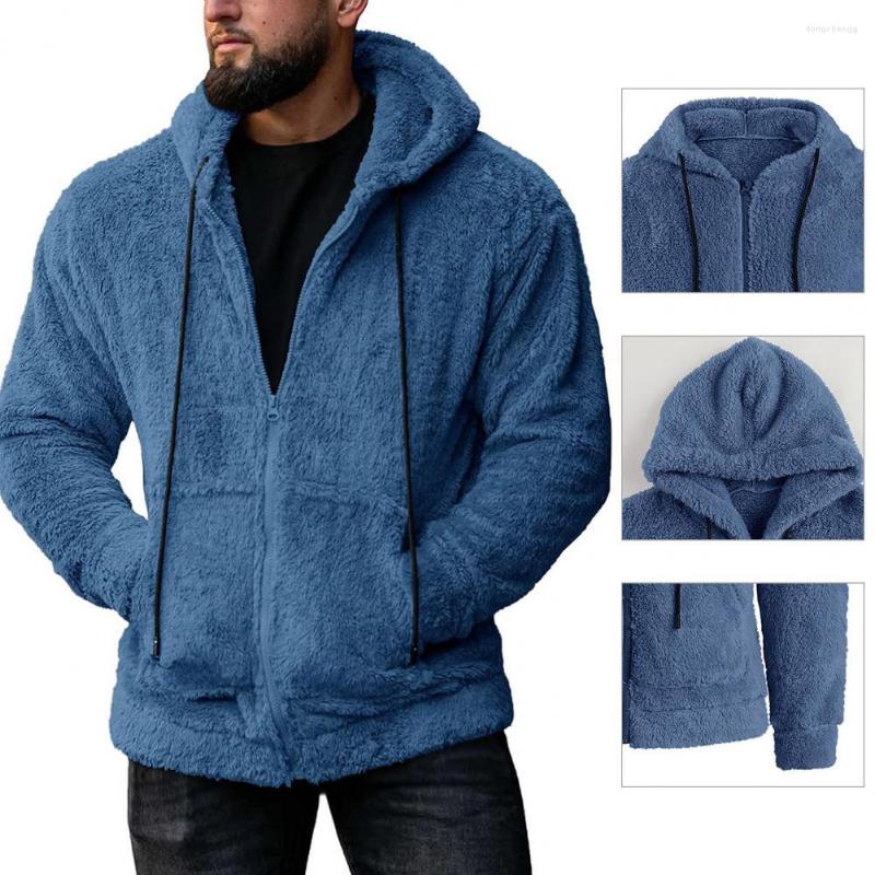 Men's Jackets Men Coat Thermal Long Sleeve Solid Color Hooded Plush Breathable Winter Jacket Zipper Cardigan For Daily Wear, Brown
Men's Jackets Men Coat Thermal Long Sleeve Solid Color Hooded Plush Breathable Winter Jacket Zipper Cardigan For Daily Wear, Brown
