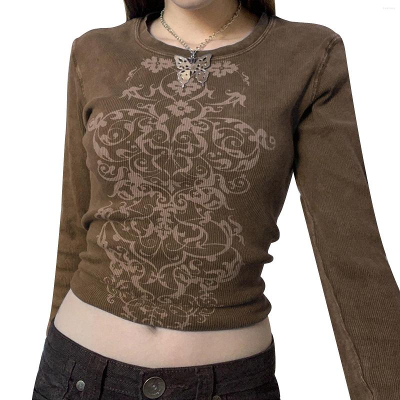 Women' T Shirts In Stock 2022 Fashion Women' Retro Print Slim Round Neck Pullover Long Sleeve T-shirt Top Streetwear #58, Black
Women' T Shirts In Stock 2022 Fashion Women' Retro Print Slim Round Neck Pullover Long Sleeve T-shirt Top Streetwear #58, Black