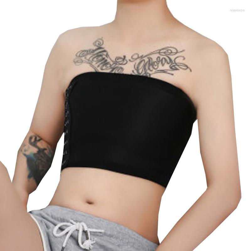 Bustiers & Corsets Tomboy Ftm Transgender Strapless Chest Binder Trans Lesbian Prevent Nipple Slip Design Corset Bra Tube Top, Black
Bustiers & Corsets Tomboy Ftm Transgender Strapless Chest Binder Trans Lesbian Prevent Nipple Slip Design Corset Bra Tube Top, Black