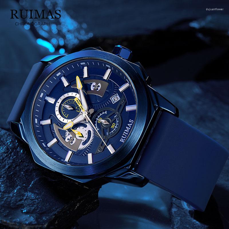 Wristwatches RUIMSA 2022 Fashion Men Watch Top Brand Luxur Chronograph Sport Silicone Quartz Wrist Military Relogio Masculino 581 Blue, Rn581g-black
Wristwatches RUIMSA 2022 Fashion Men Watch Top Brand Luxur Chronograph Sport Silicone Quartz Wrist Military Relogio Masculino 581 Blue, Rn581g-black