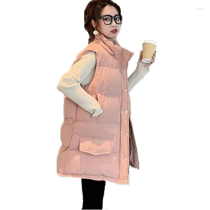 Women' Vests Cotton Down Warm Vest Women Mid-length Padded Coat Loose Jacket Hooded Winter For Sleeveless, Beige
Women' Vests Cotton Down Warm Vest Women Mid-length Padded Coat Loose Jacket Hooded Winter For Sleeveless, Beige