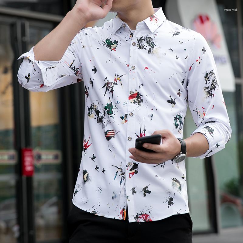 Men's Casual Shirts 2022 Spring Boutique Print Shirt Men England Style Long Sleeve Dress Mens Slim Fit Business Chemise Homme, Black
Men's Casual Shirts 2022 Spring Boutique Print Shirt Men England Style Long Sleeve Dress Mens Slim Fit Business Chemise Homme, Black