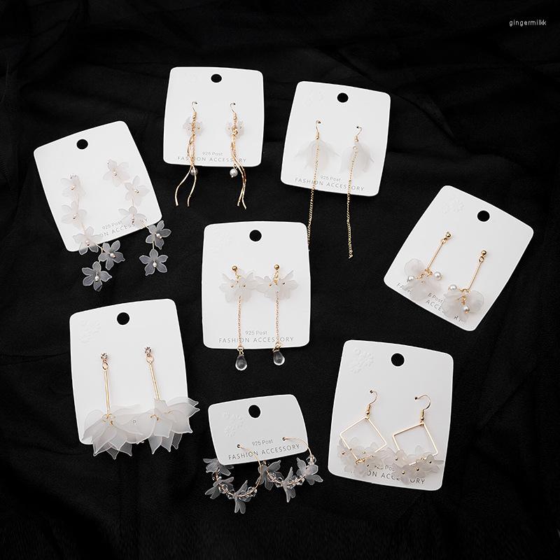 Dangle Earrings White Transparent Flower Drop Earring Acrylic Long Handmade Bohemia Dangler Women Fashion Hanging Crystal Female Wedding
Dangle Earrings White Transparent Flower Drop Earring Acrylic Long Handmade Bohemia Dangler Women Fashion Hanging Crystal Female Wedding