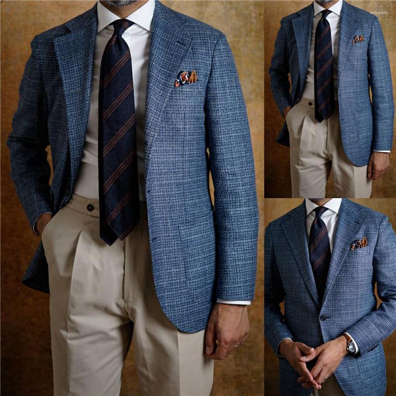 Men's Suits Plaid Blue Woolen Man Suit Jacket Casual Singal Breasted Wram Party Evening Winter Top Thick Fashion 123106, Pic
Men's Suits Plaid Blue Woolen Man Suit Jacket Casual Singal Breasted Wram Party Evening Winter Top Thick Fashion 123106, Pic