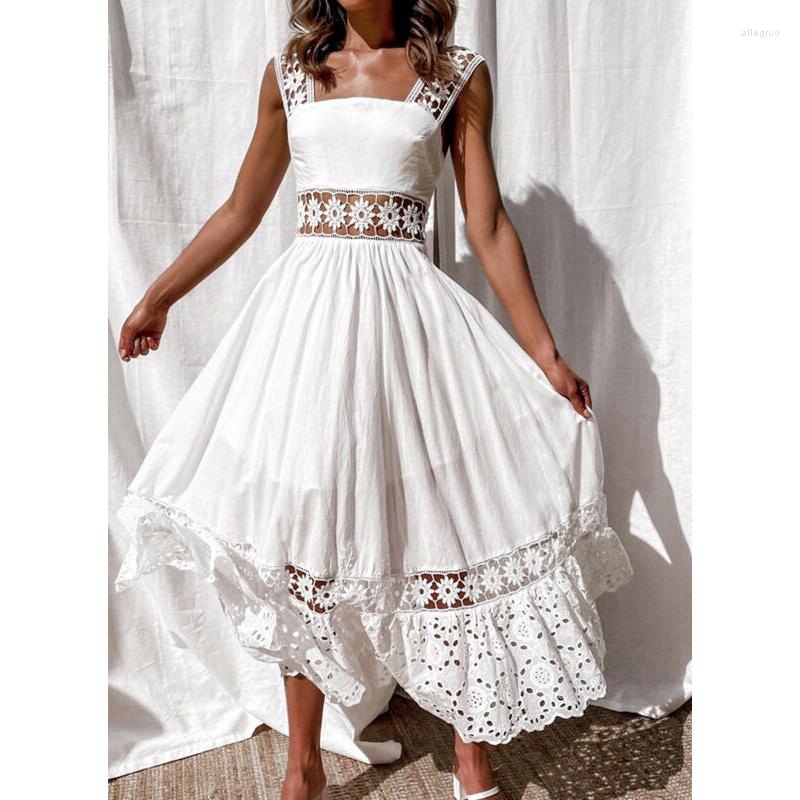 Casual Dresses Beach Cover Up 2022 Bikini Cover-ups Sexy Hollow Out Strap Dress White Cotton Tunic For Women Summer Beachwear Swim Suit
Casual Dresses Beach Cover Up 2022 Bikini Cover-ups Sexy Hollow Out Strap Dress White Cotton Tunic For Women Summer Beachwear Swim Suit