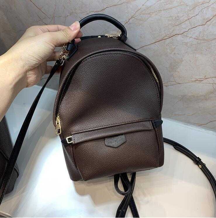 Backpack Style Women Mini palm Springs Designer Leather Fashion BackPack Shoulder Handbag small Back pack Messenger Bag Mobile Phone Purse M44873, Brown with logo
Backpack Style Women Mini palm Springs Designer Leather Fashion BackPack Shoulder Handbag small Back pack Messenger Bag Mobile Phone Purse M44873, Brown with logo