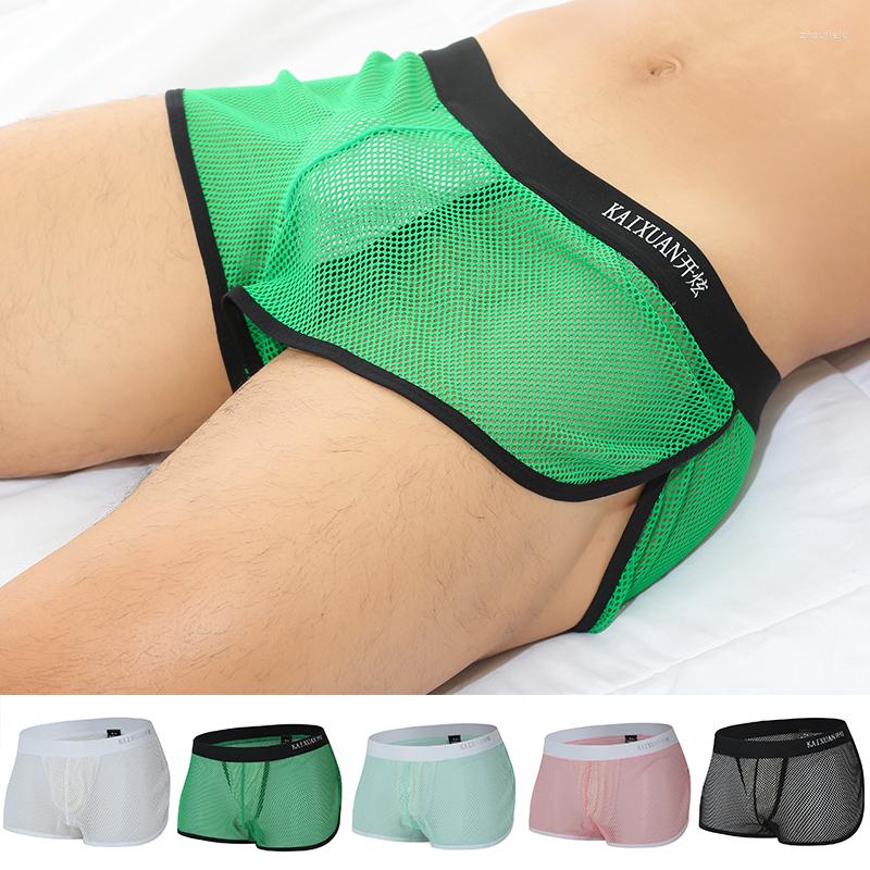 Underpants Sexy Breathable Thin Boxer Shorts Men Mesh Transparent See Through U-Convex Underwear Lingerie Homewear Panties, Black
Underpants Sexy Breathable Thin Boxer Shorts Men Mesh Transparent See Through U-Convex Underwear Lingerie Homewear Panties, Black