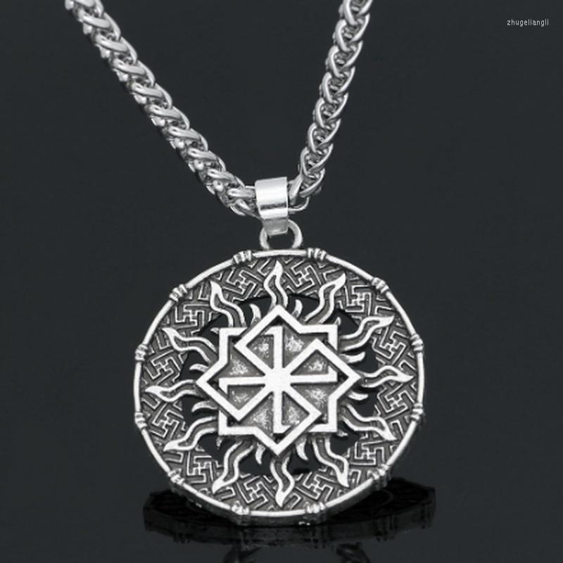 Pendant Necklaces Latest Retro Design Viking Sun Rune Necklace Men Trend Punk Amulet Jewelry Gift
Pendant Necklaces Latest Retro Design Viking Sun Rune Necklace Men Trend Punk Amulet Jewelry Gift