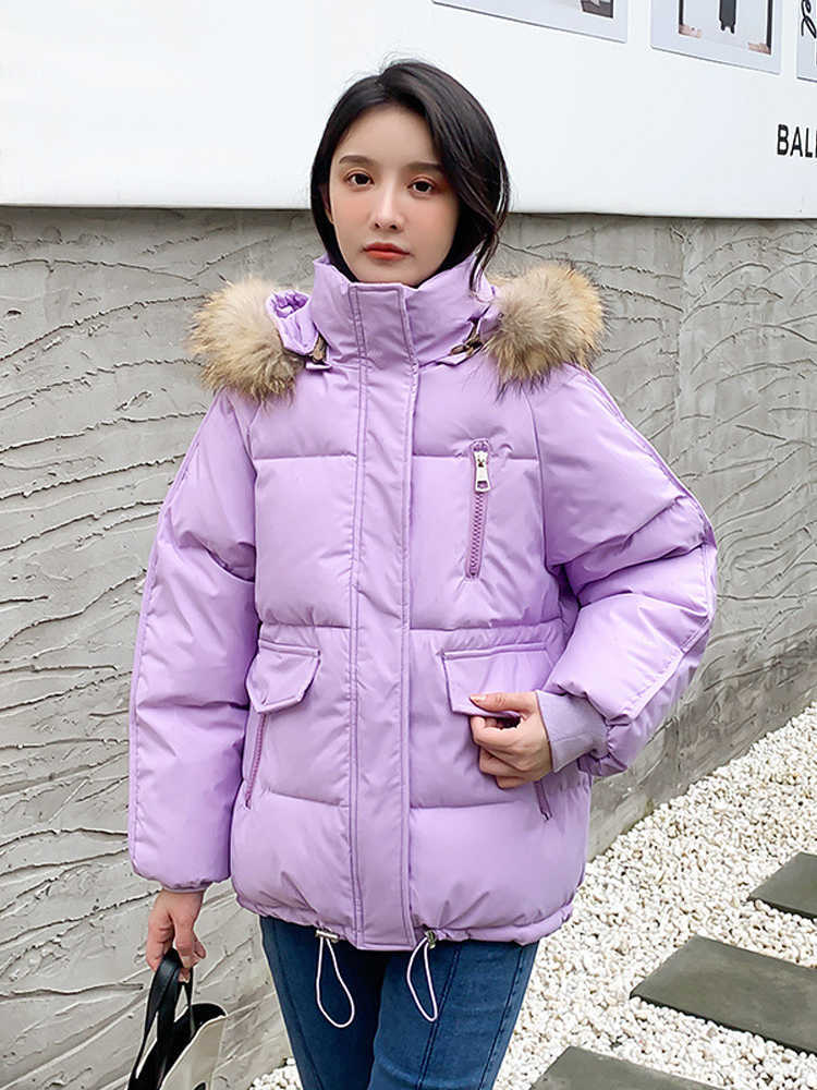 Women's Down Parkas Winter Jacket Women's Fur Collar Hooded Parkas 2022 Thick Down Cotton Padded Jacket Female Fashion Outwear Loose Short Coat T221011, Rose red
Women's Down Parkas Winter Jacket Women's Fur Collar Hooded Parkas 2022 Thick Down Cotton Padded Jacket Female Fashion Outwear Loose Short Coat T221011, Rose red