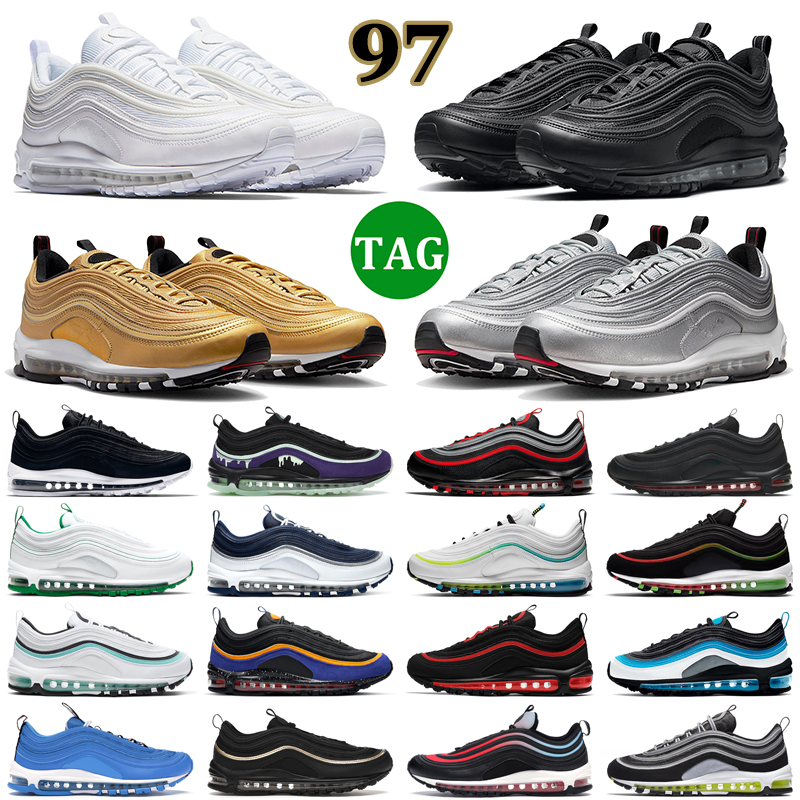 97 Sean Wotherspoon Running Shoes Men Women 97s Triple Black White Silver Gold Bullet Jesus University Red Halloween Mens Trainers Outdoor Sports Sneakers, #10 undefeated black 36-45
97 Sean Wotherspoon Running Shoes Men Women 97s Triple Black White Silver Gold Bullet Jesus University Red Halloween Mens Trainers Outdoor Sports Sneakers, #10 undefeated black 36-45
