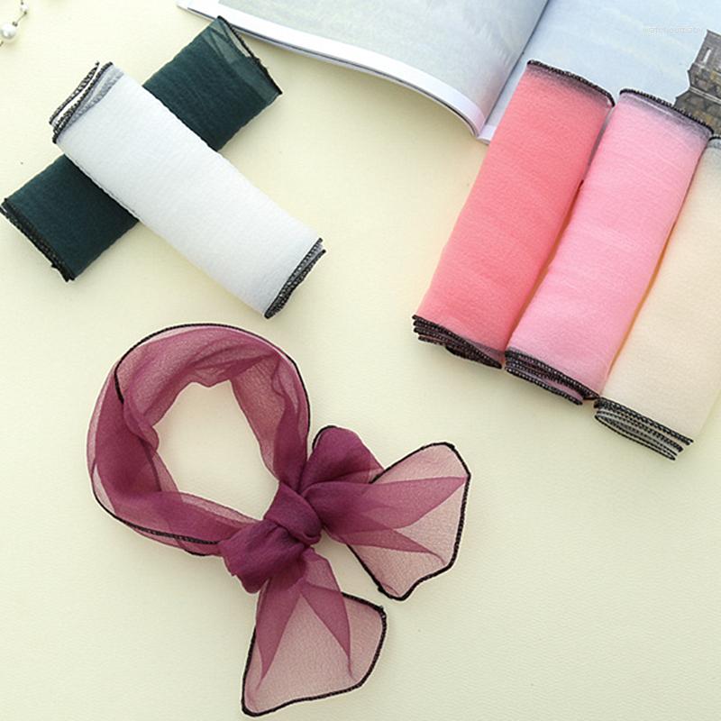 Scarves Fashion Women Thin Scarf Narrow Long Neck Silk Candy Color Transparent Chiffon Headband Wavy Tie Hair Band
Scarves Fashion Women Thin Scarf Narrow Long Neck Silk Candy Color Transparent Chiffon Headband Wavy Tie Hair Band
