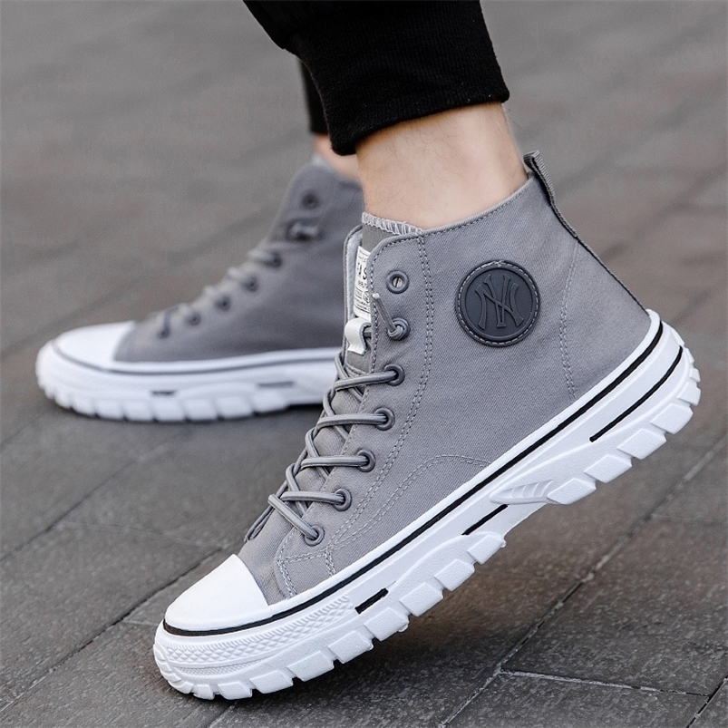 Dress Shoes Mens Casual Hightop Canvas Fashion Men Tennis Gray Black Breathable Sport Sneakers Male Trainer Skateboard Trend 44 221010, Grey
Dress Shoes Mens Casual Hightop Canvas Fashion Men Tennis Gray Black Breathable Sport Sneakers Male Trainer Skateboard Trend 44 221010, Grey