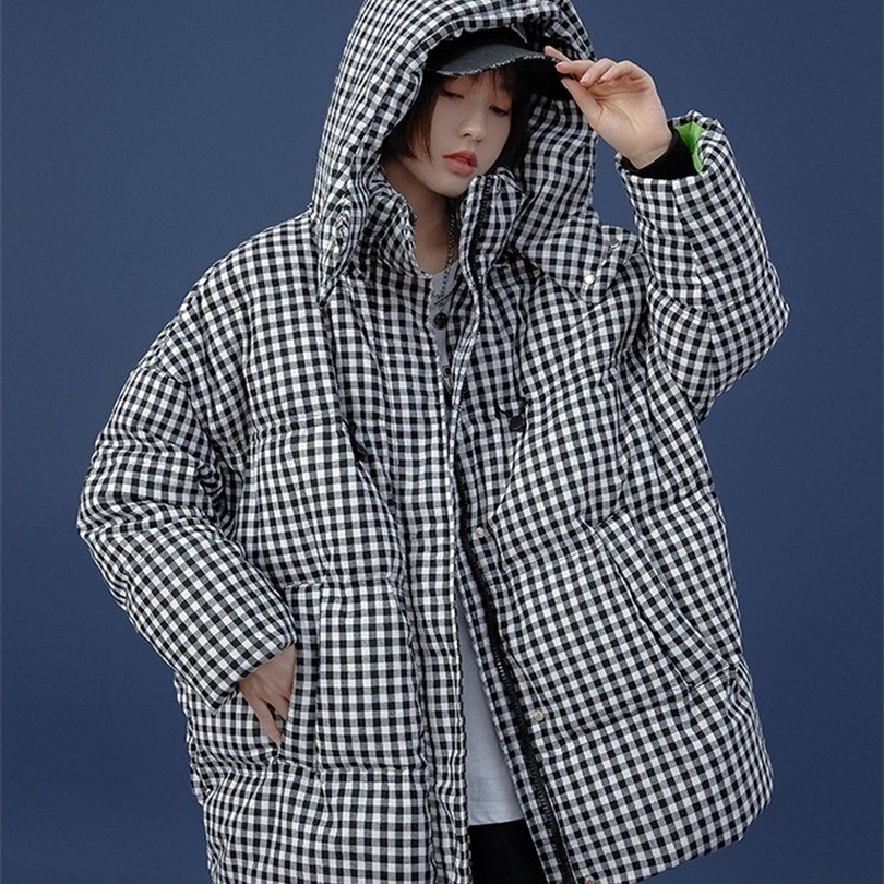 Womens Down Parkas Jacket Women Winter Coat Plaid Hooded Puffer Fashion Parkas Loose Warm Clothes Casual Fashion Stand Collar Clothing 221010, Coffee plaid
Womens Down Parkas Jacket Women Winter Coat Plaid Hooded Puffer Fashion Parkas Loose Warm Clothes Casual Fashion Stand Collar Clothing 221010, Coffee plaid
