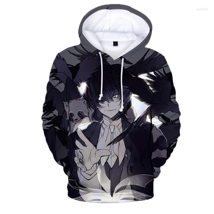 Men's Hoodies Anime Bungo Stray Dogs Cartoon Long Sleeve Sweatshirts Dazai Osamu Hoodie Men/Women Streetwear Fashion Pullover, 3d
Men's Hoodies Anime Bungo Stray Dogs Cartoon Long Sleeve Sweatshirts Dazai Osamu Hoodie Men/Women Streetwear Fashion Pullover, 3d