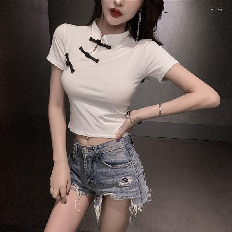 Ethnic Clothing 2022 Sexy Asian Clothes Oriental Chinese T Shirt Short Sleeve Streetwear Cheongsam Top Style Women KK3691 
Ethnic Clothing 2022 Sexy Asian Clothes Oriental Chinese T Shirt Short Sleeve Streetwear Cheongsam Top Style Women KK3691