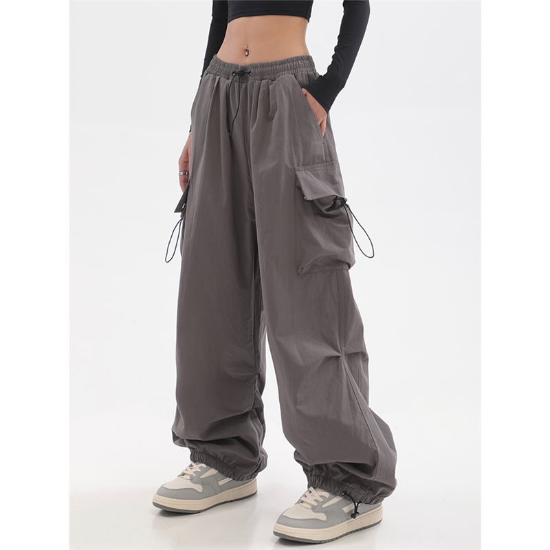Women's Pants s Dark Grey Vintage High Waist Pleated Design Straight Overalls Street Hip Hop Fashion Pocket Wide Leg Trouser 221011, Black
Women's Pants s Dark Grey Vintage High Waist Pleated Design Straight Overalls Street Hip Hop Fashion Pocket Wide Leg Trouser 221011, Black